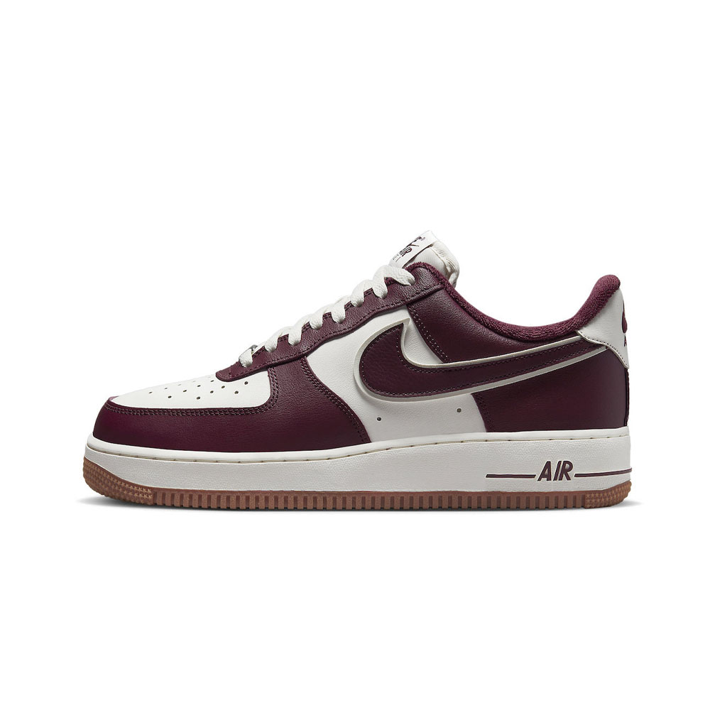 maroon and black air force ones
