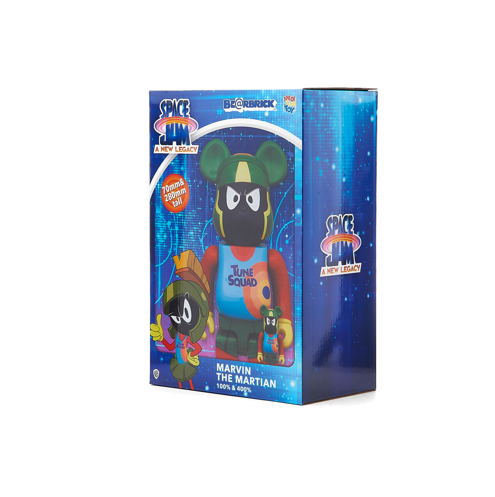 MEDICOM TOY Be@rbrick x Space Jam A New Legacy 100％+400％ Marvin